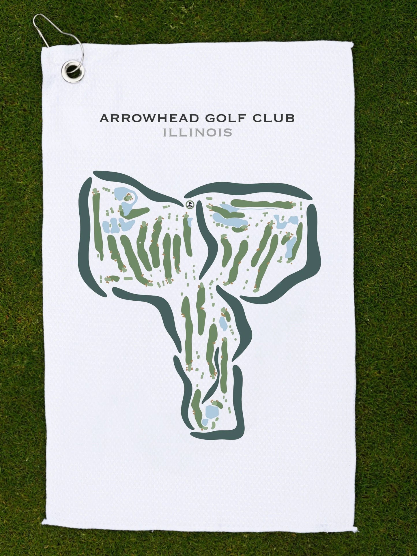 Arrowhead Golf Club, Illinois - Printed Golf Courses