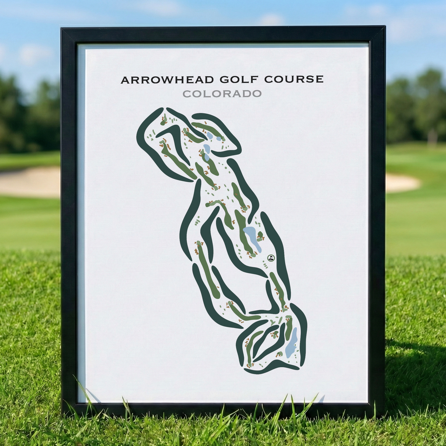 Arrowhead Golf Course, Colorado - Printed Golf Courses