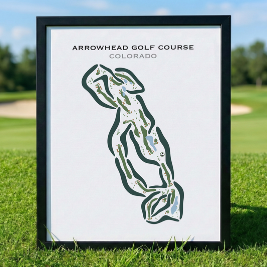 Arrowhead Golf Course, Colorado - Printed Golf Courses
