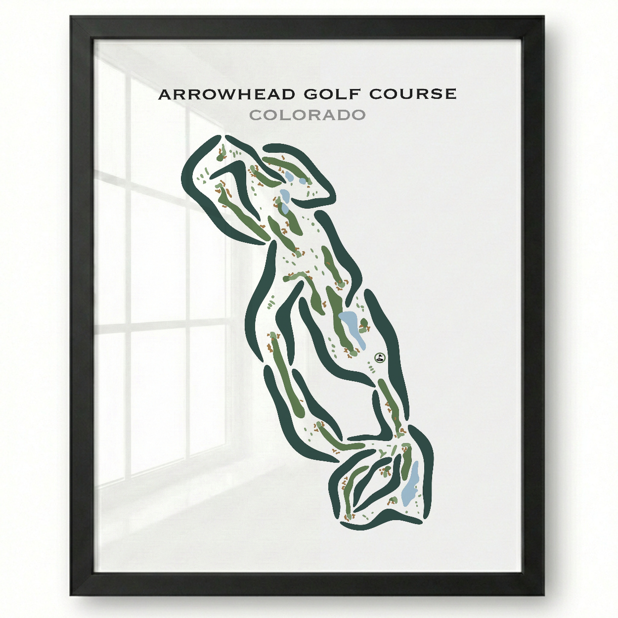 Arrowhead Golf Course, Colorado - Printed Golf Courses
