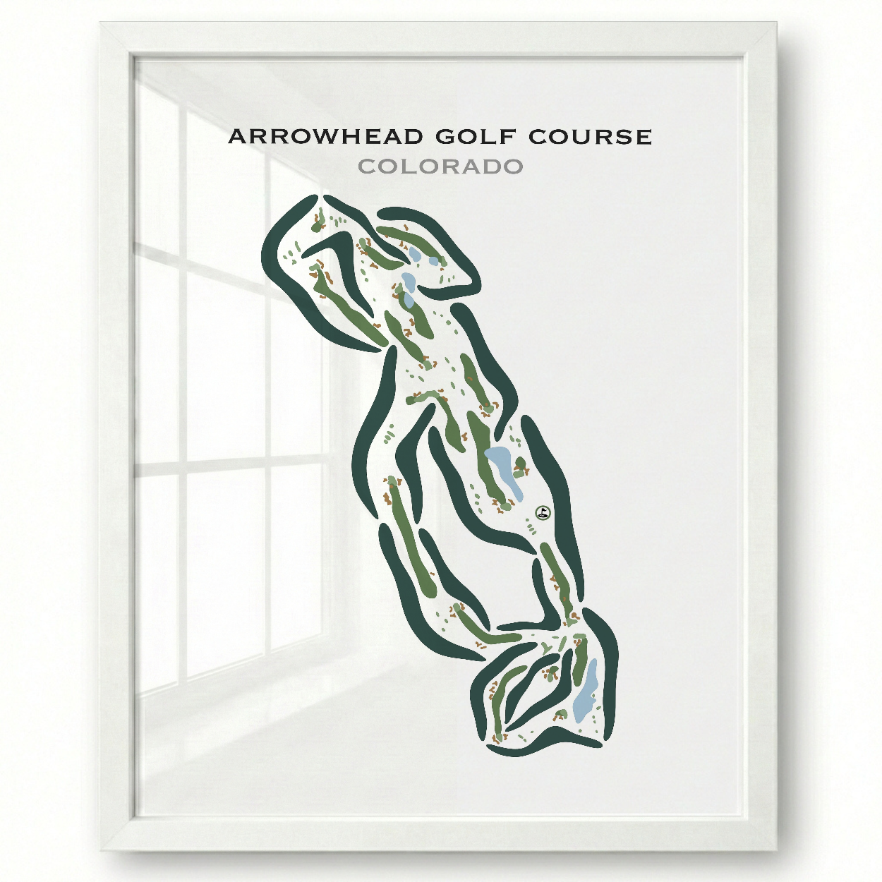 Arrowhead Golf Course, Colorado - Printed Golf Courses