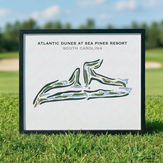 Atlantic Dunes At Sea Pines Resort, South Carolina - Printed Golf Courses