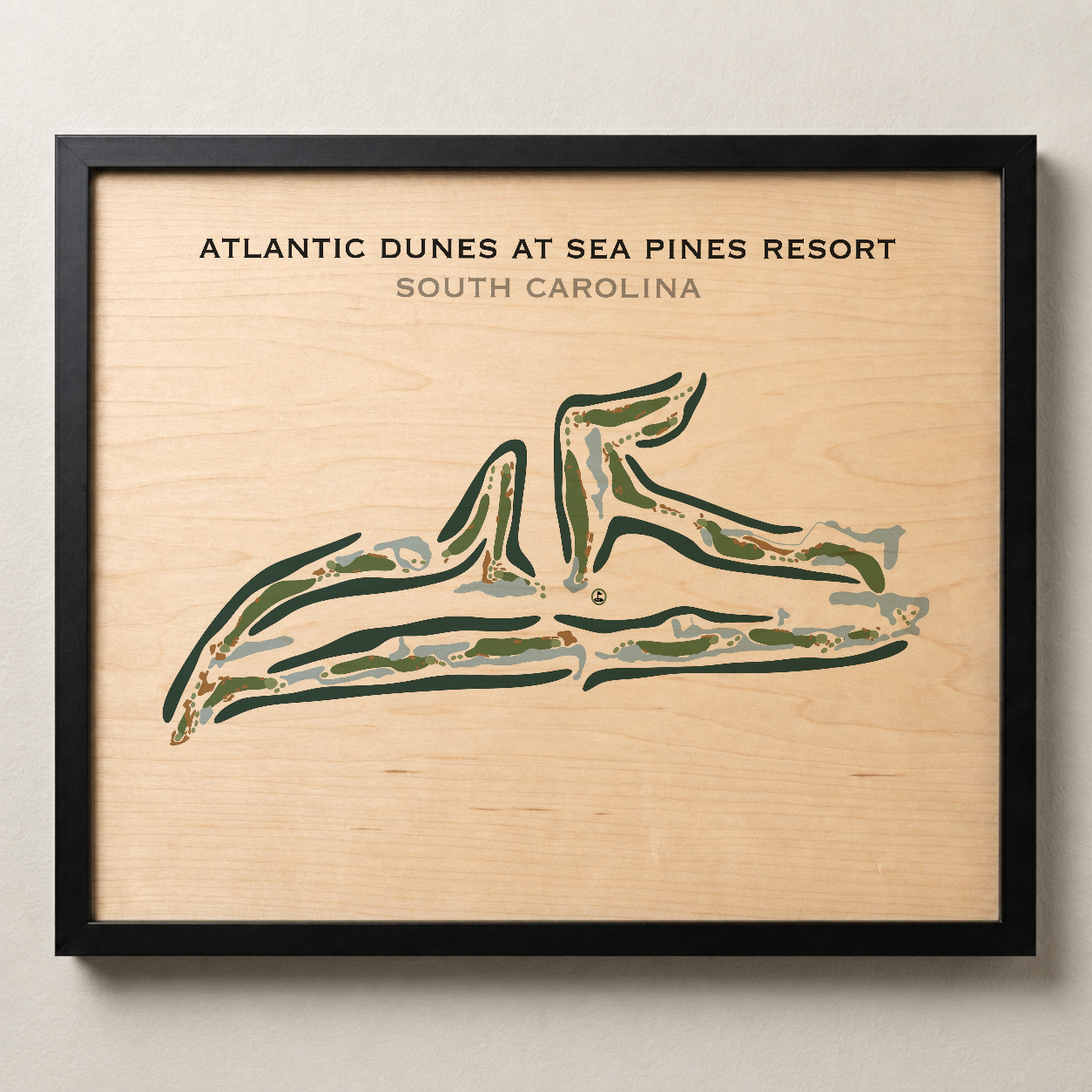 Atlantic Dunes At Sea Pines Resort, South Carolina - Printed Golf Courses