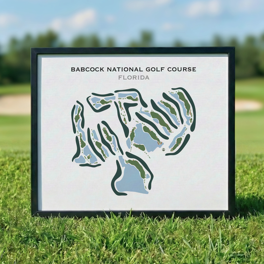 Babcock National Golf Course, Florida - Printed Golf Course