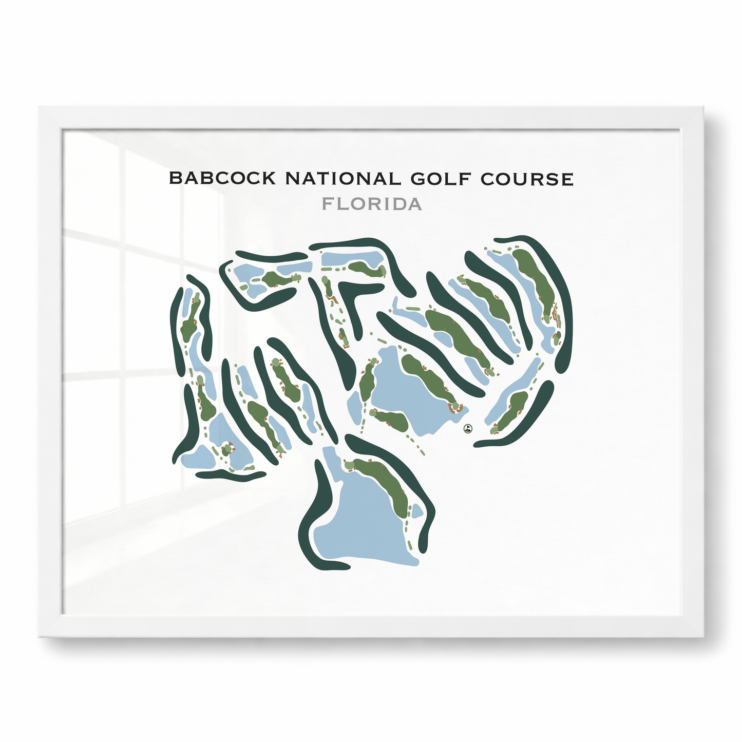 Babcock National Golf Course, Florida - Printed Golf Course