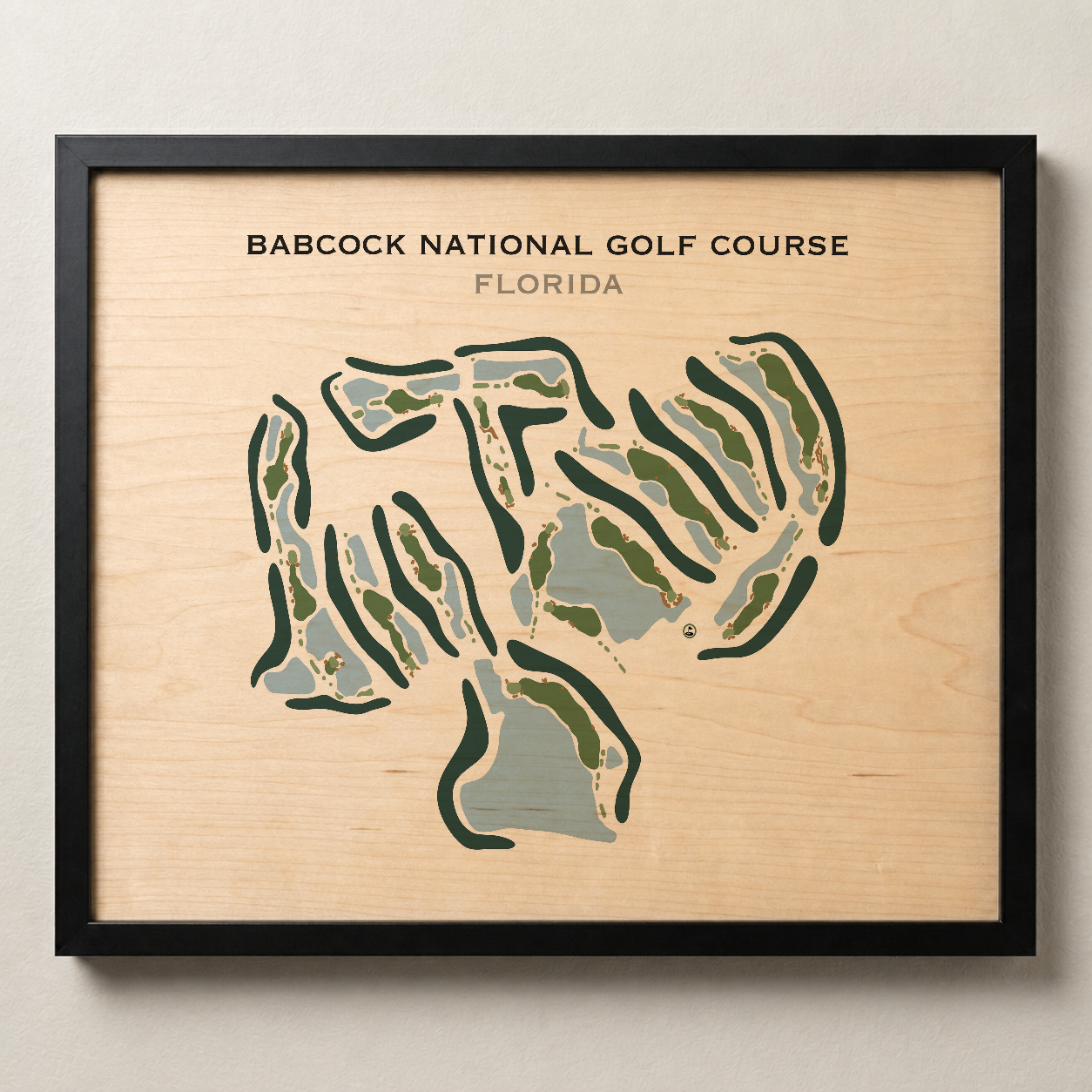 Babcock National Golf Course, Florida - Printed Golf Course