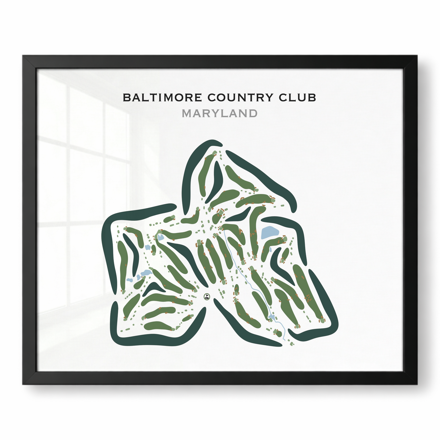 Baltimore Country Club, Maryland - Printed Golf Courses