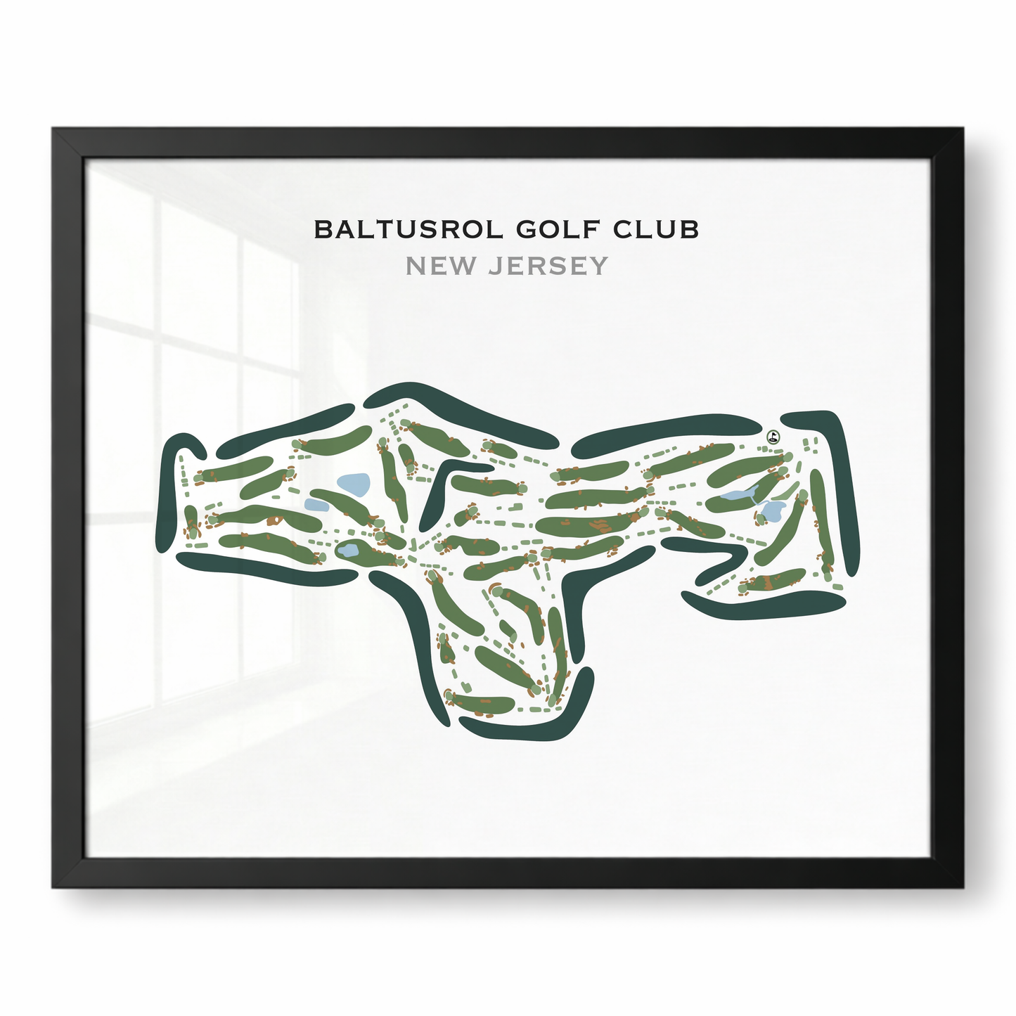 Baltusrol Golf Club, New Jersey - Printed Golf Courses