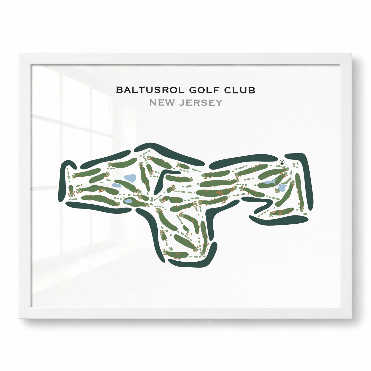 Baltusrol Golf Club, New Jersey - Printed Golf Courses