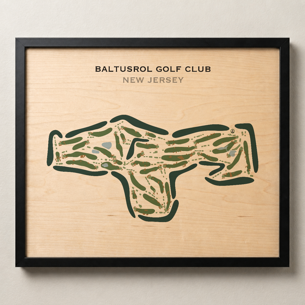 Baltusrol Golf Club, New Jersey - Printed Golf Courses