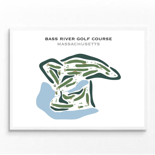 Bass River Golf Course, Massachusetts - Printed Golf Courses