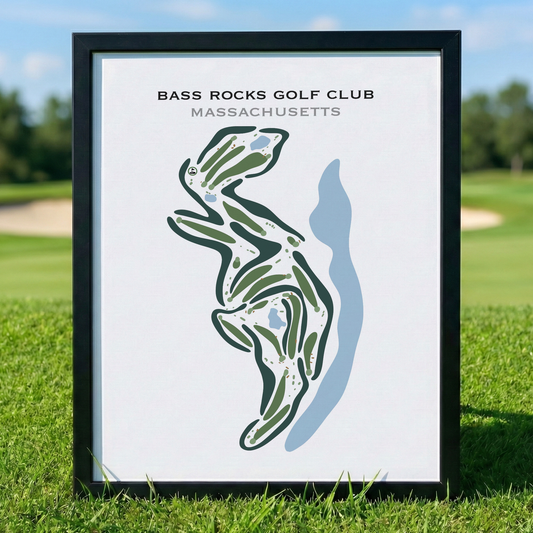 Bass Rocks Golf Club, Massachusetts - Printed Golf Courses