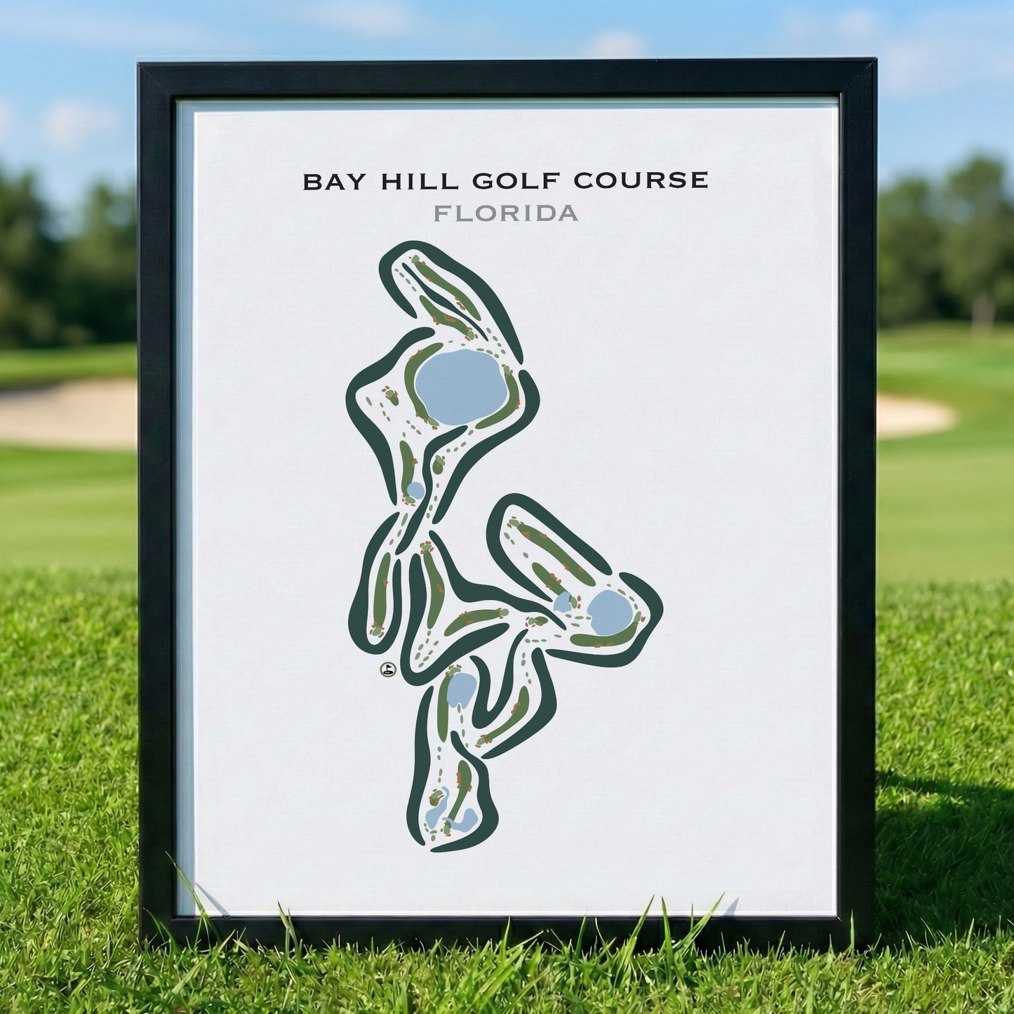 Bay Hill Club, Orlando Florida - Printed Golf Courses