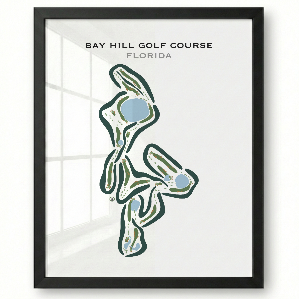 Bay Hill Club, Orlando Florida - Printed Golf Courses