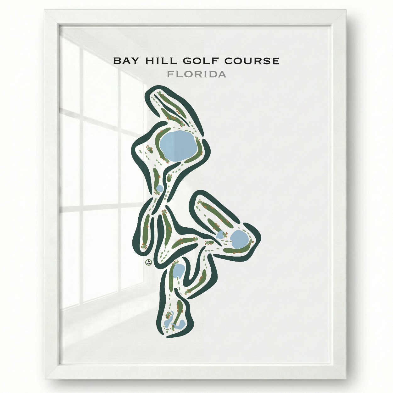 Bay Hill Club, Orlando Florida - Printed Golf Courses
