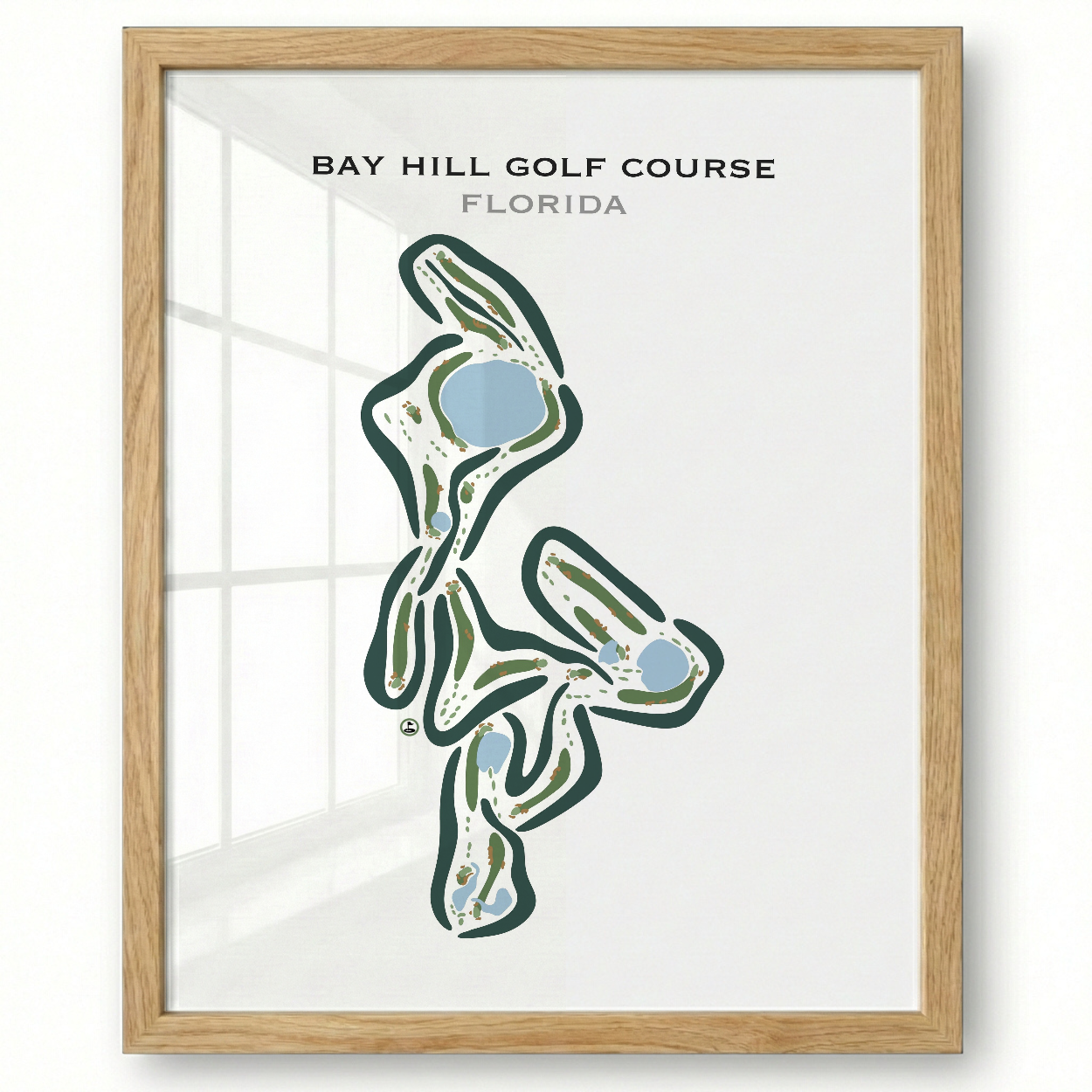 Bay Hill Club, Orlando Florida - Printed Golf Courses