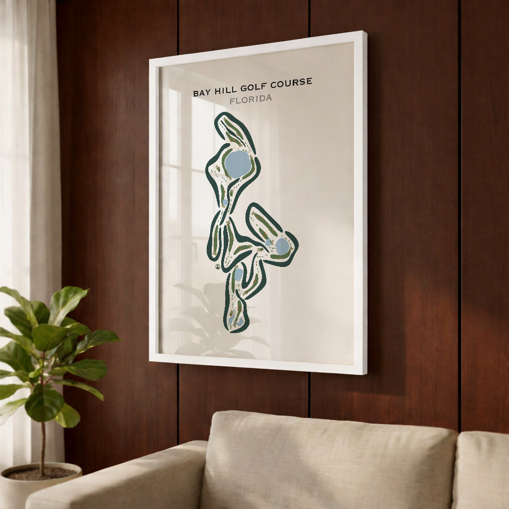 Bay Hill Club, Orlando Florida - Printed Golf Courses
