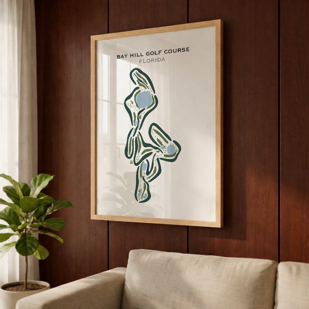 Bay Hill Club, Orlando Florida - Printed Golf Courses