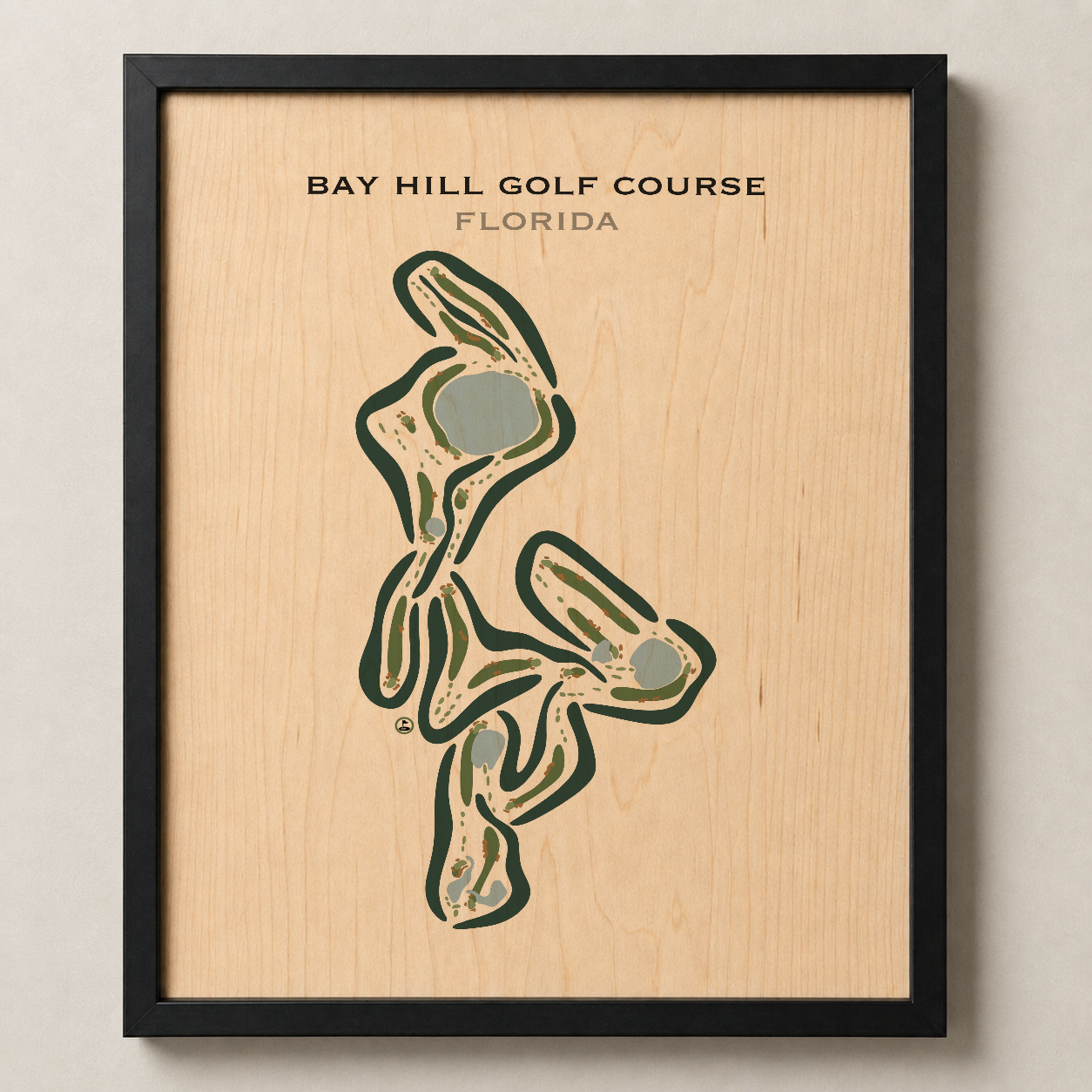 Bay Hill Club, Orlando Florida - Printed Golf Courses