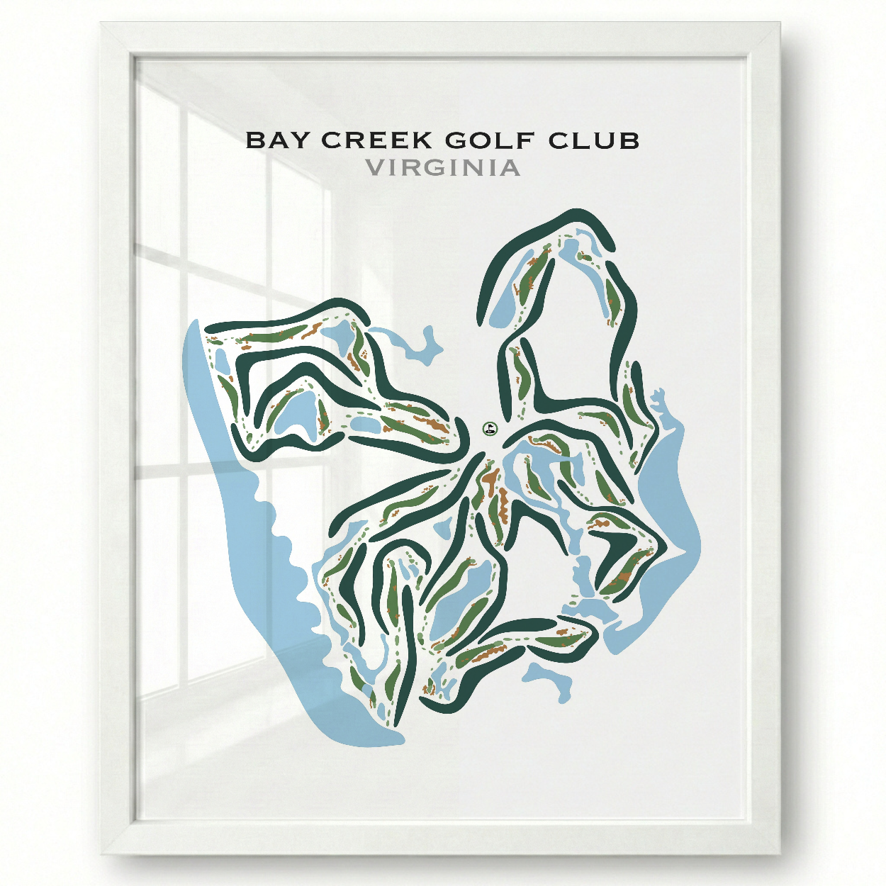 Bay Creek Golf Club, Virginia - Printed Golf Courses