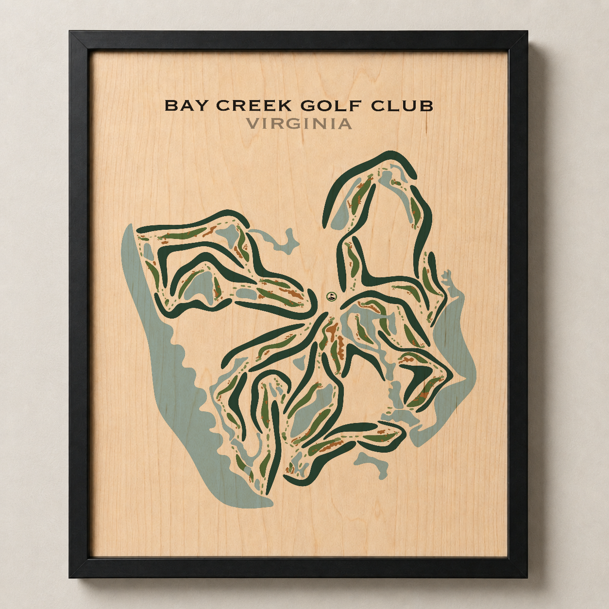 Bay Creek Golf Club, Virginia - Printed Golf Courses
