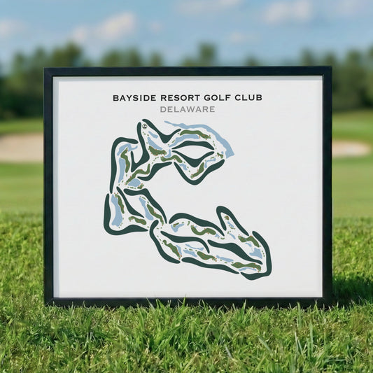 Bayside Resort Golf Club, Delaware - Printed Golf Courses