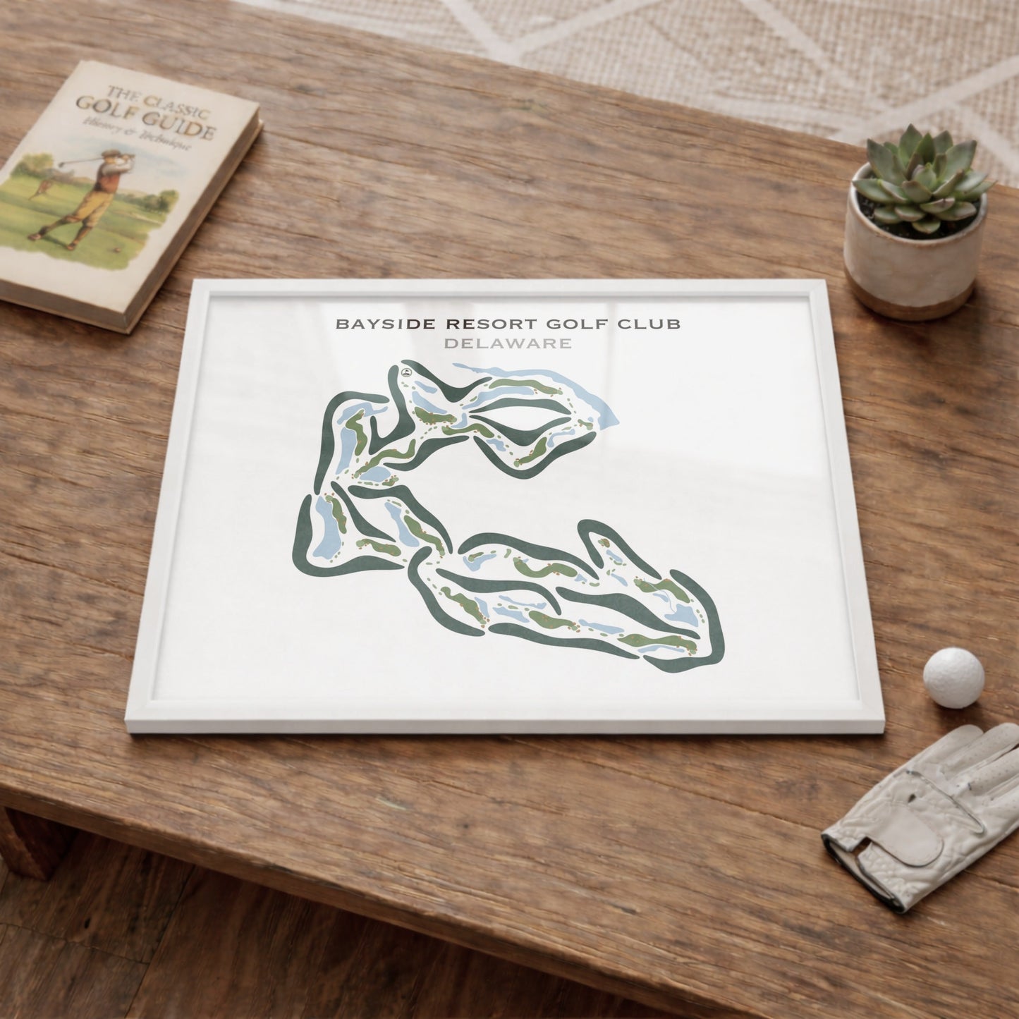 Bayside Resort Golf Club, Delaware - Printed Golf Courses