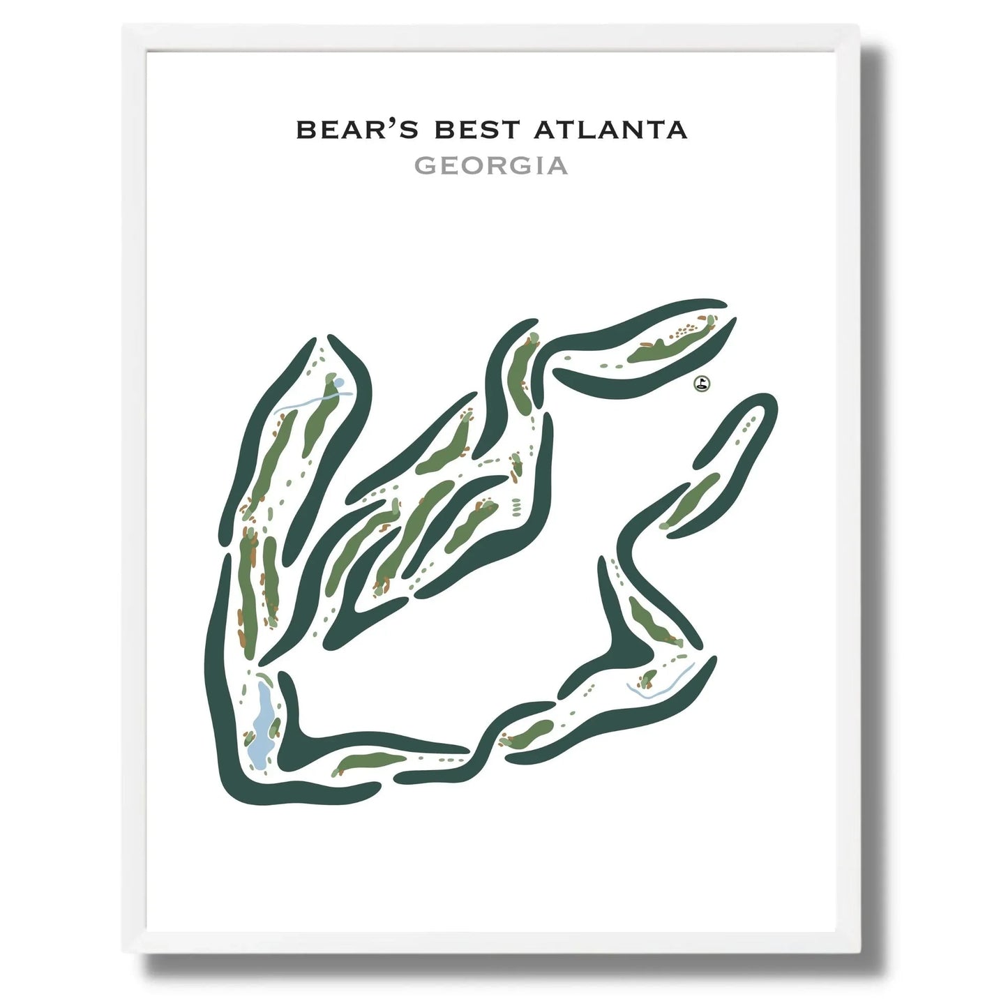 Bear's Best Atlanta, Georgia - Printed Golf Courses