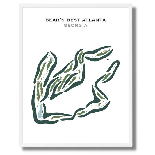 Bear's Best Atlanta, Georgia - Printed Golf Courses
