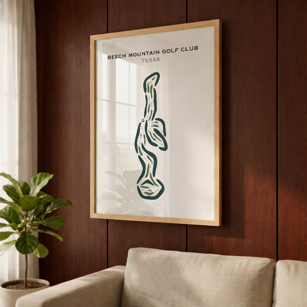 Beech Mountain Golf Club, North Carolina - Printed Golf Courses