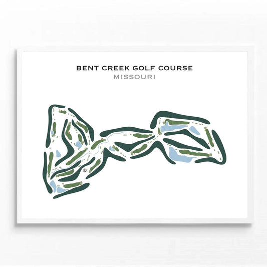 Bent Creek Golf Course, Missouri - Printed Golf Course