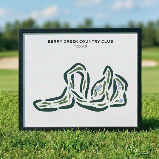 Berry Creek Country Club, Texas - Printed Golf Courses