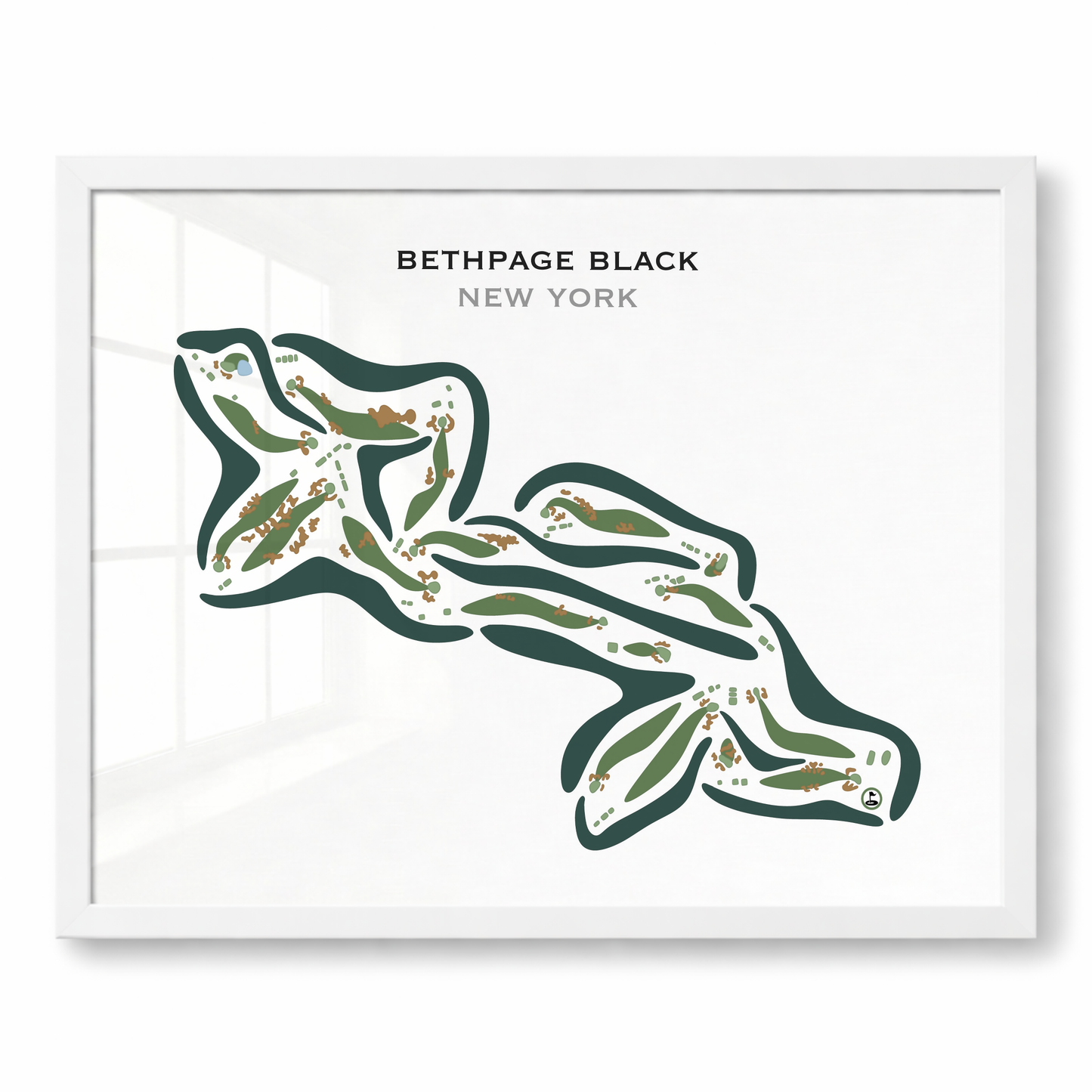 Bethpage Black, New York - Printed Golf Courses