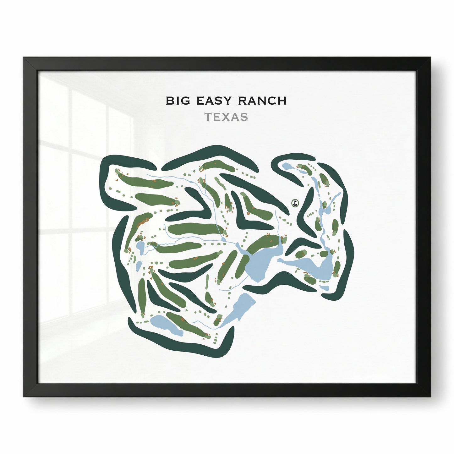 Big Easy Ranch, Texas - Printed Golf Courses