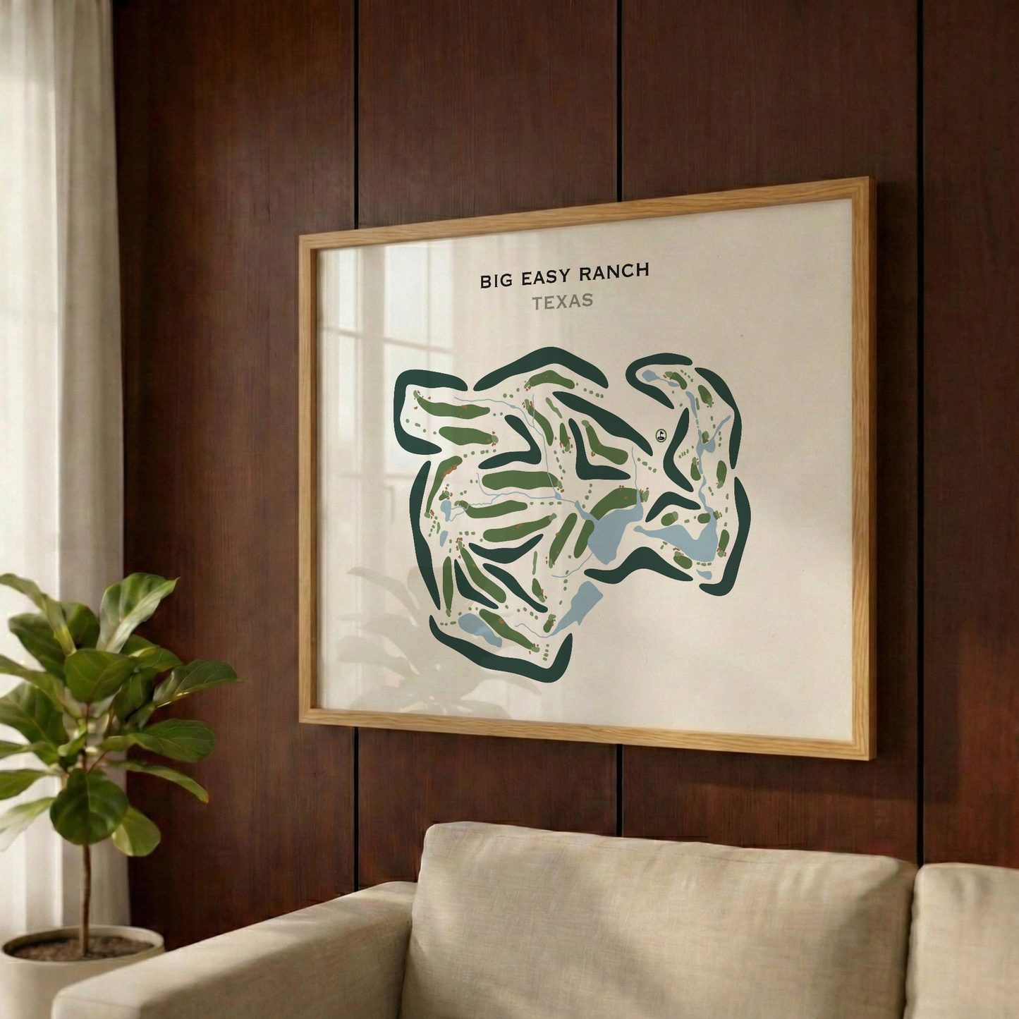 Big Easy Ranch, Texas - Printed Golf Courses