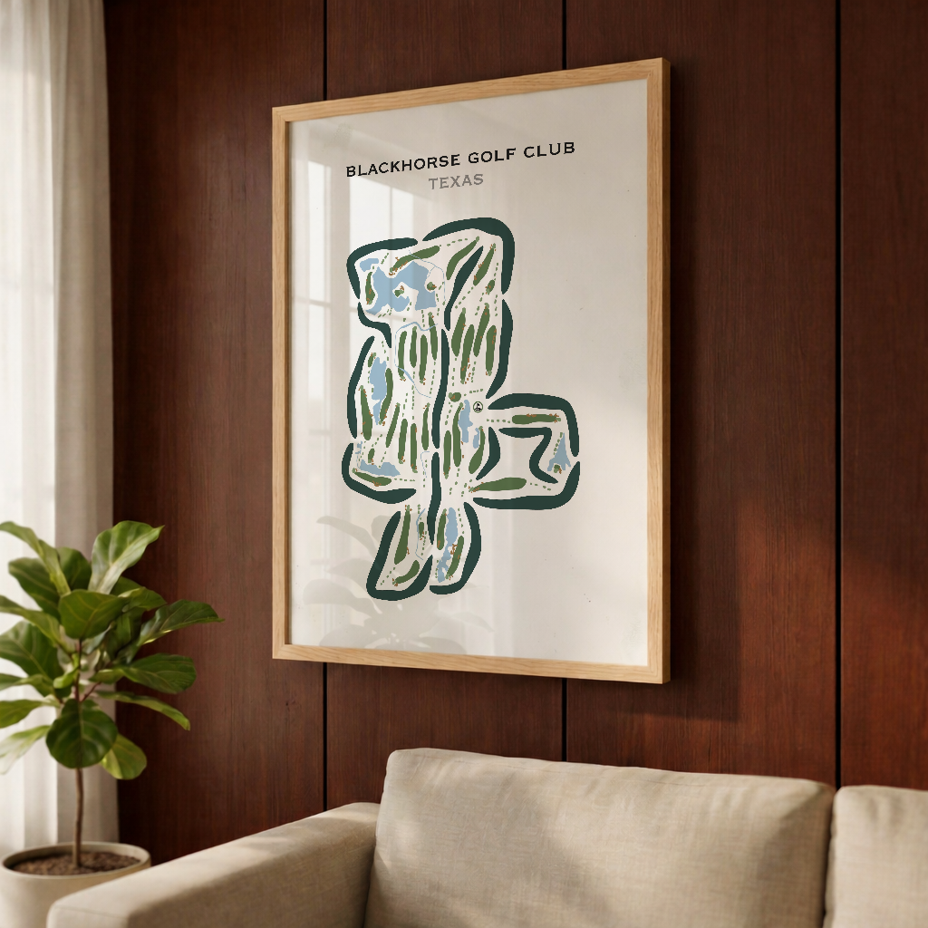 BlackHorse Golf Club, Texas - Printed Golf Courses