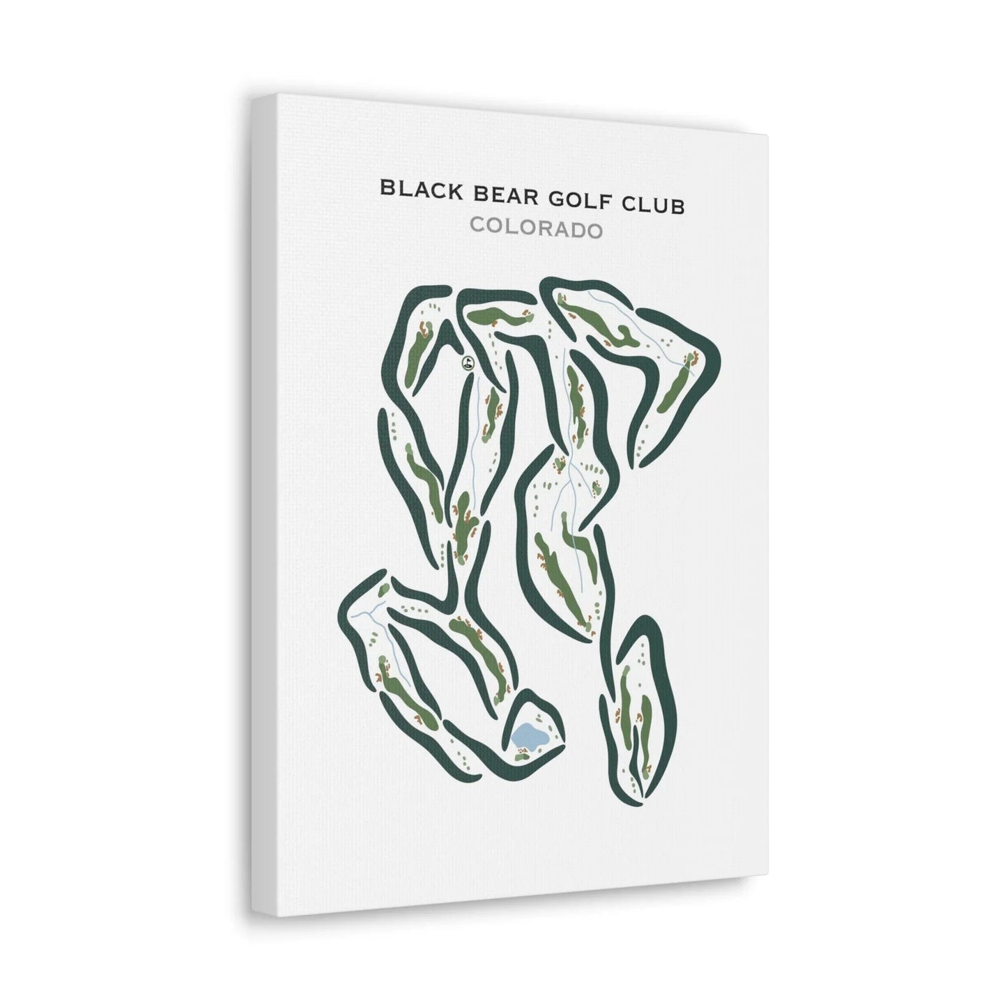 Black Bear Golf Club, Colorado - Printed Golf Courses