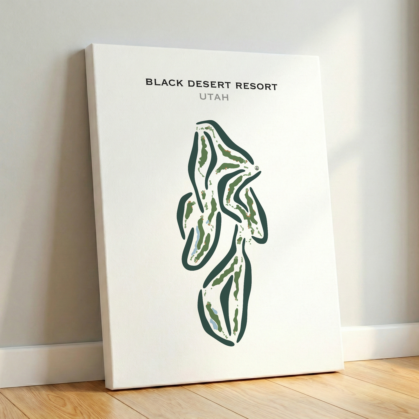 Black Desert Resort, Utah - Printed Golf Course