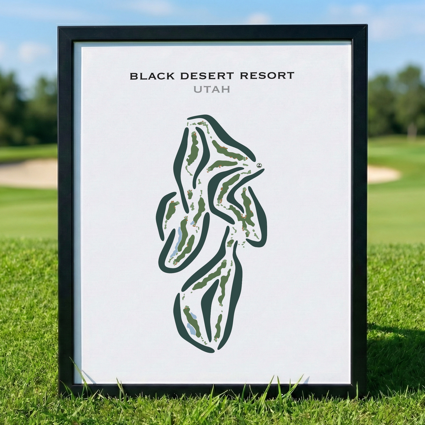 Black Desert Resort, Utah - Printed Golf Course