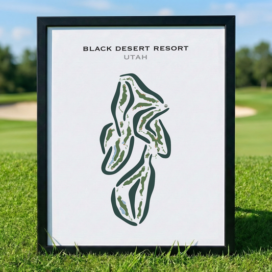 Black Desert Resort, Utah - Printed Golf Course