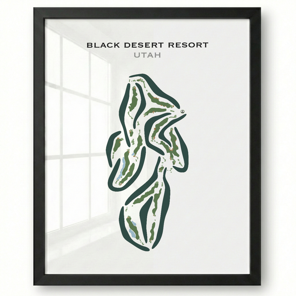 Black Desert Resort, Utah - Printed Golf Course