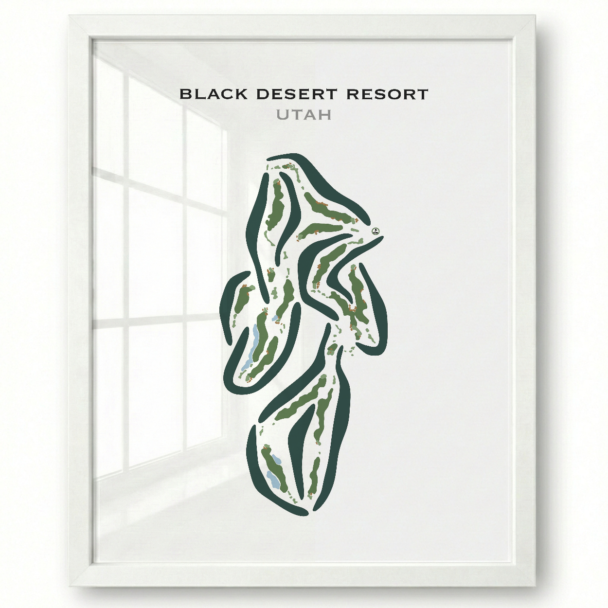Black Desert Resort, Utah - Printed Golf Course