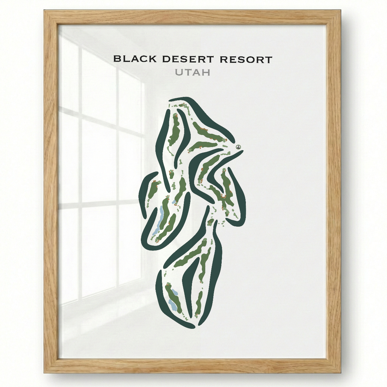 Black Desert Resort, Utah - Printed Golf Course