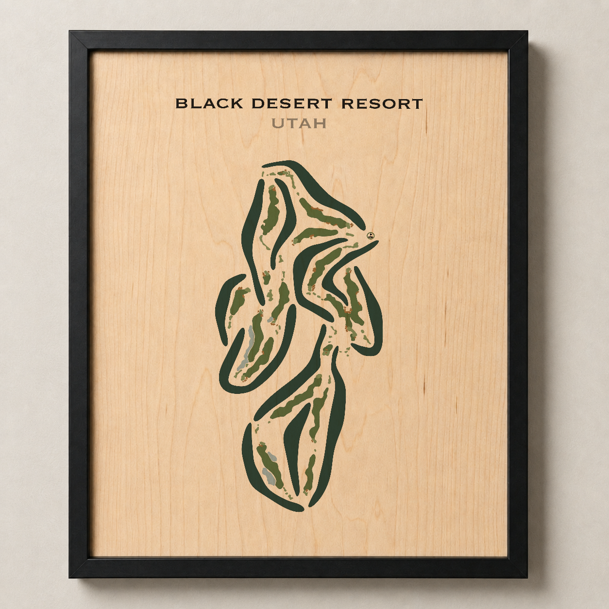 Black Desert Resort, Utah - Printed Golf Course