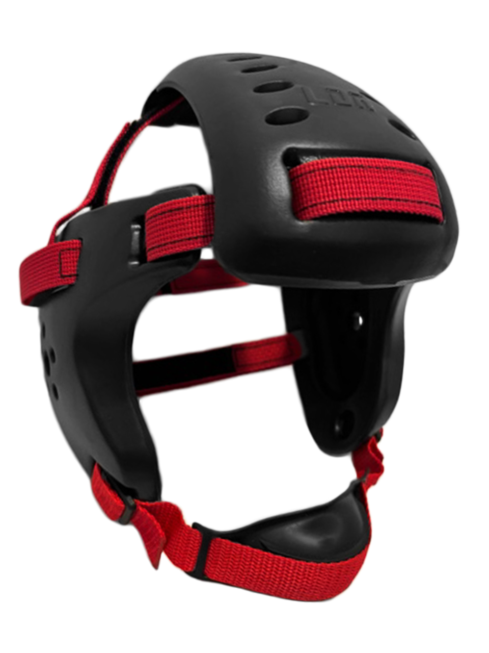 Wrestling Headgear Adult Black & Orange Straps