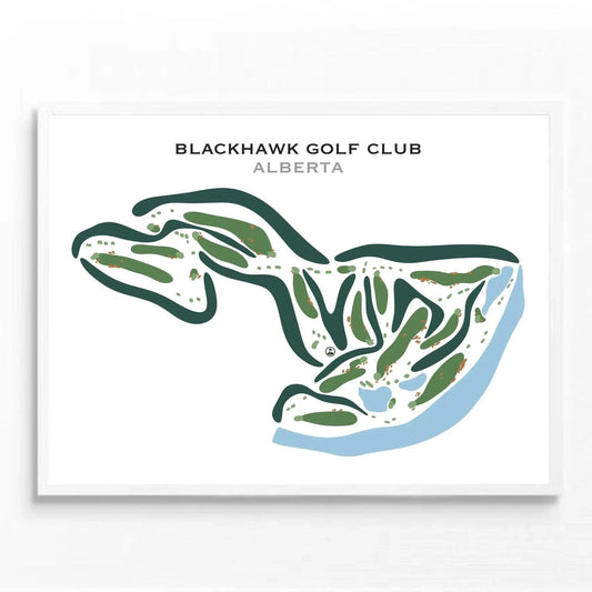 Blackhawk Golf Club, Alberta, Canada - Printed Golf Courses
