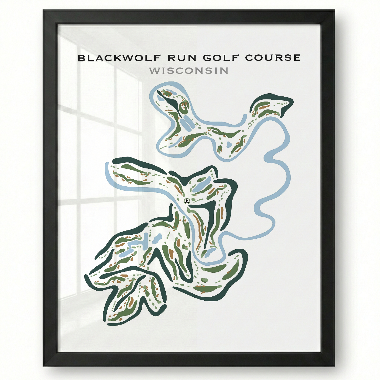 Blackwolf Run Golf Course, Wisconsin - Printed Golf Courses