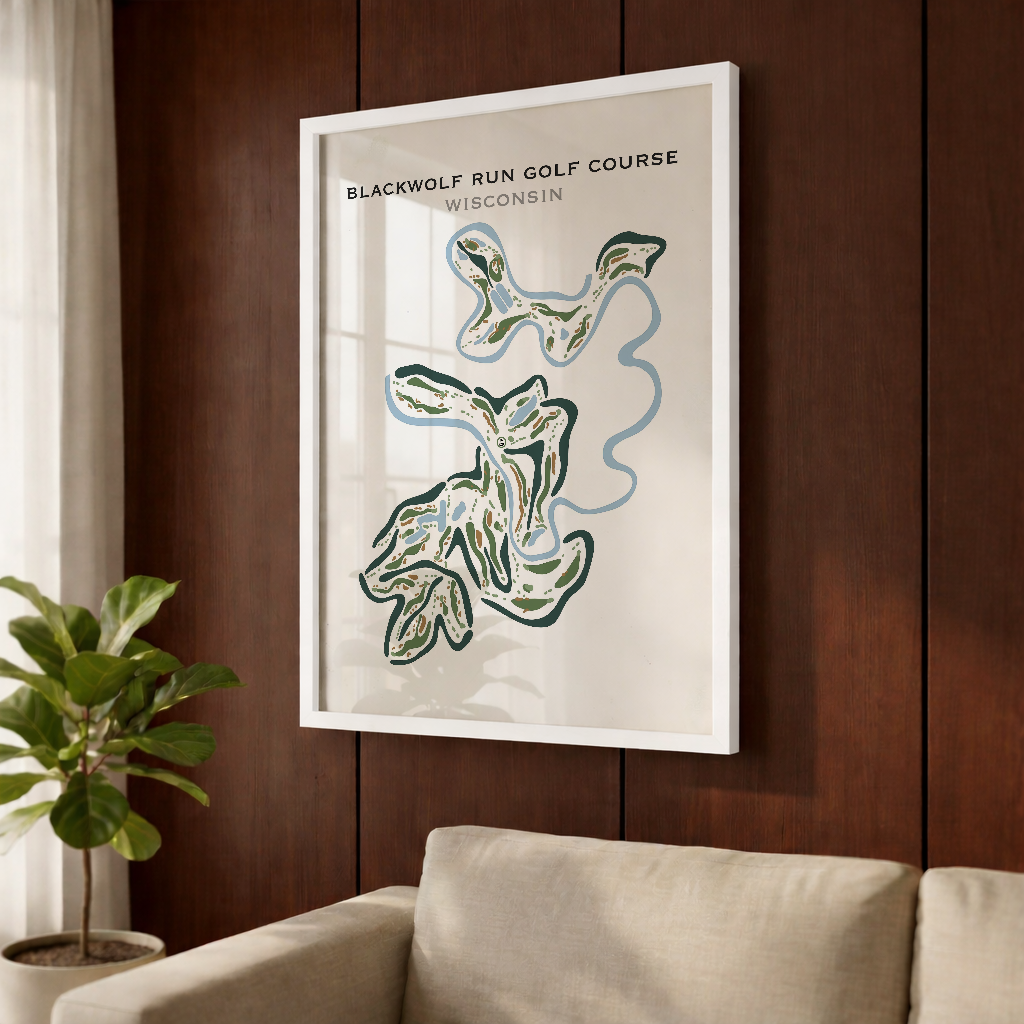 Blackwolf Run Golf Course, Wisconsin - Printed Golf Courses