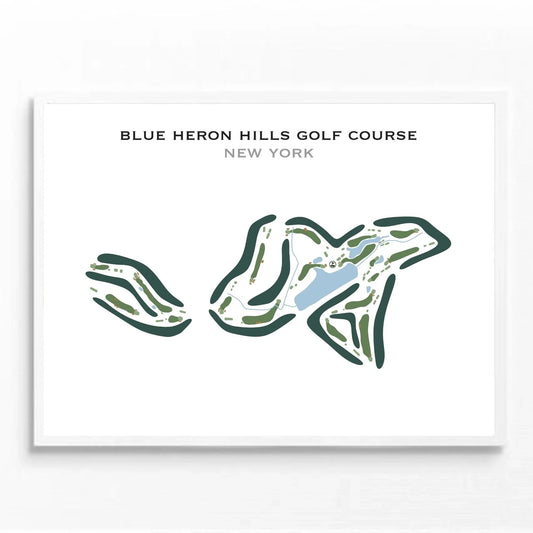 Blue Heron Hills Golf Course, New York - Printed Golf Courses