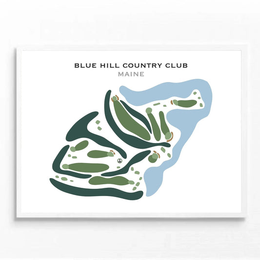 Blue Hill Country Club, Maine - Printed Golf Courses